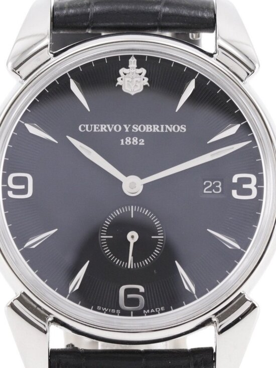 CUERVO Y SOBRINOS Historia Doll Watches 3191 Pequinhos Segondos black blac... main image 12